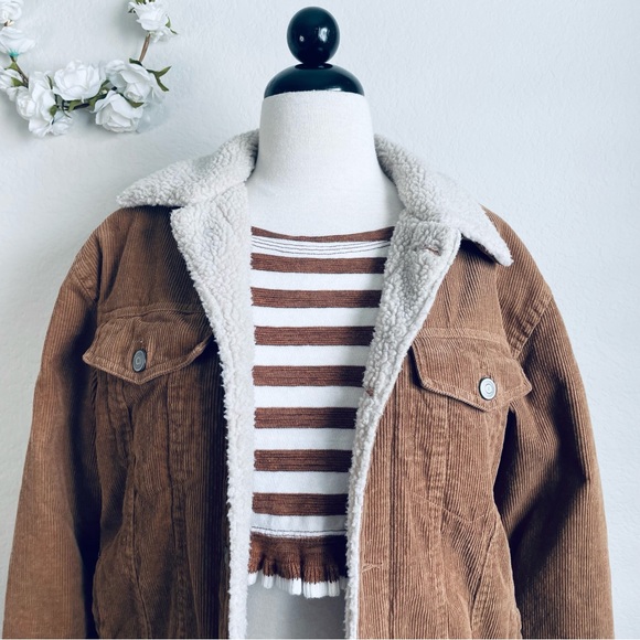 Brandy Melville Jackets & Coats Brandy Melville Corduroy Jacket